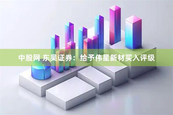 中股网 东吴证券：给予伟星新材买入评级