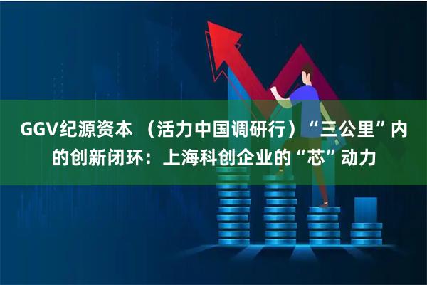GGV纪源资本 （活力中国调研行）“三公里”内的创新闭环：上海科创企业的“芯”动力